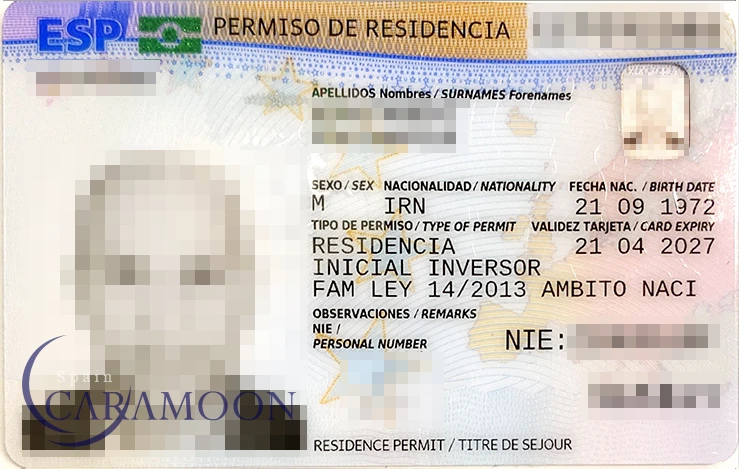 Residency card 34